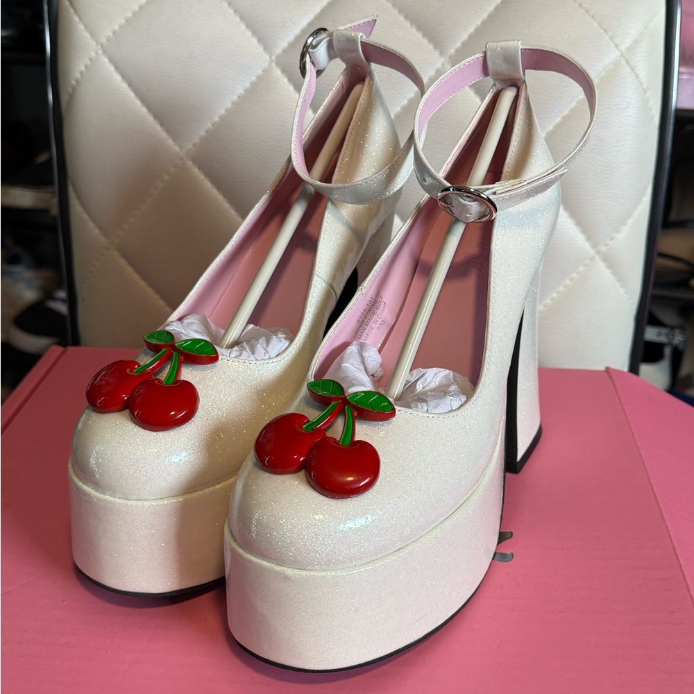 Passion Flavor Platform Mary Jane Heels